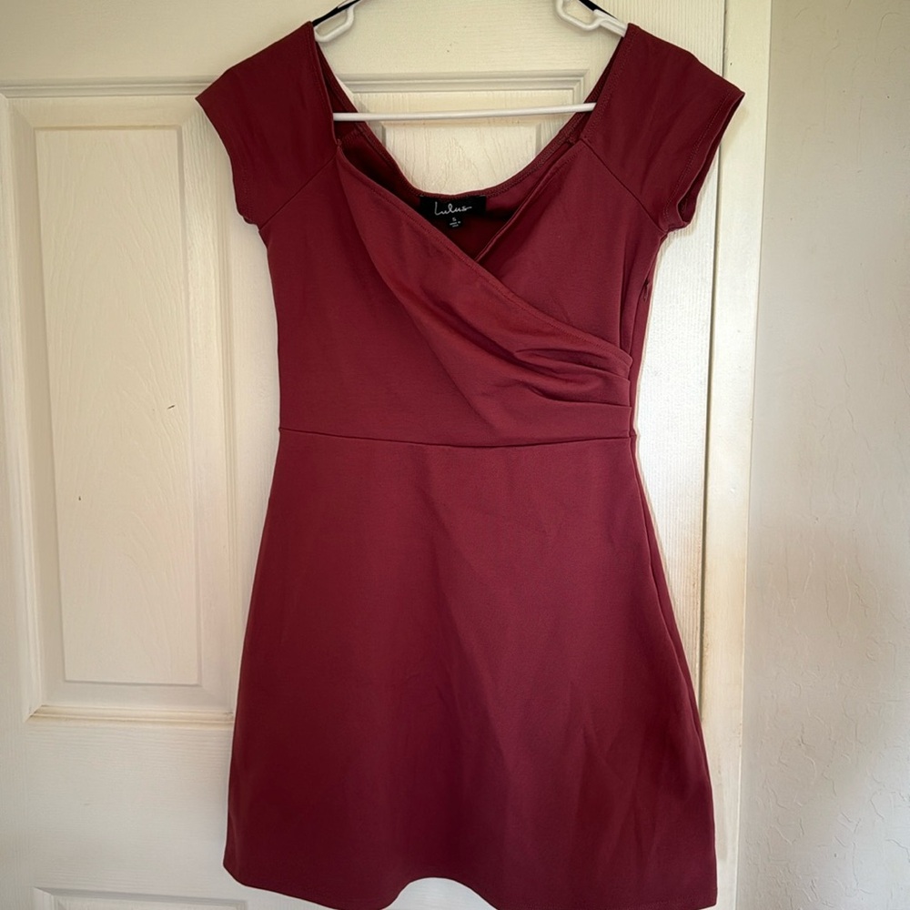 Mini Dress V Neck Dress